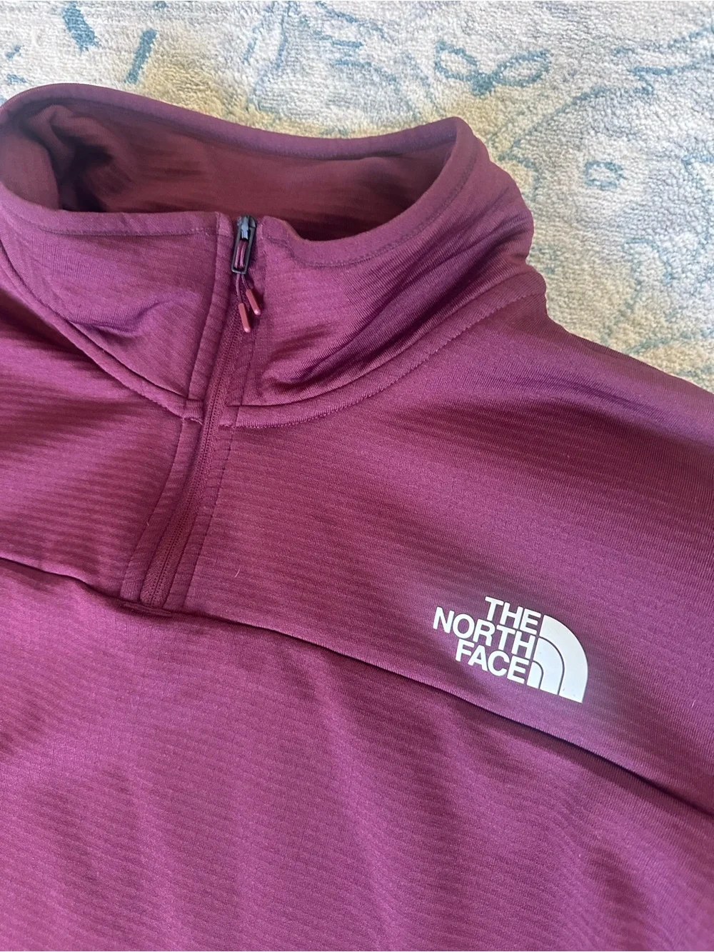 The North Face Men’s XXL Burgundy Quarter Zip Pullover